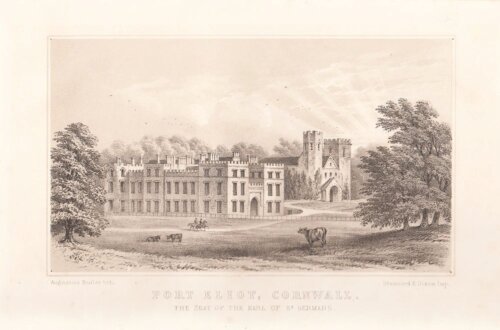 Port Eliot, Cornwall.  The Seat of the Earl of St. Germans.
