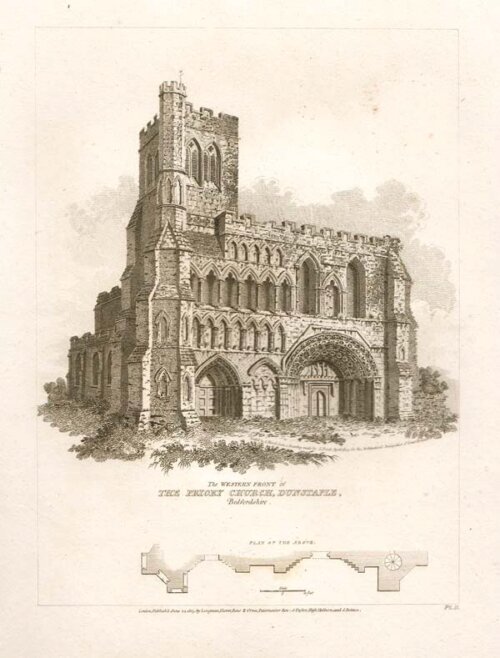The Western Front of The Priory Church Dunstable