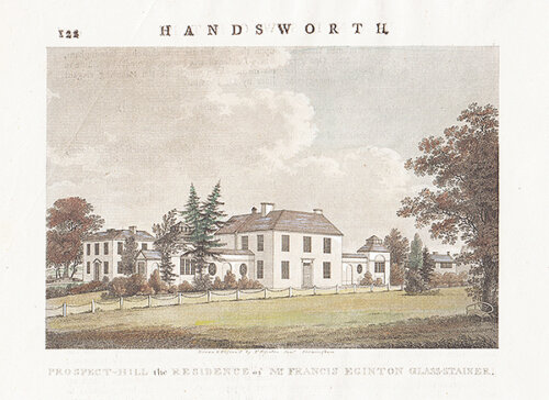 Prospect Hill the Residence of Hrancis Egington Glass-Stainer 
