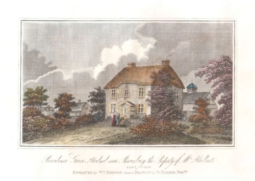 Providence Grove, Hadnal near Shrewsbury, the Property of Mr. Hulbert.  (East View)