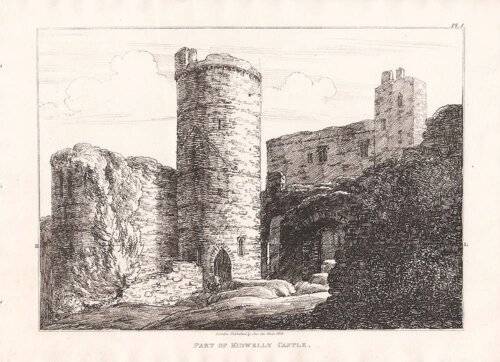 Part of Kidwelly Castle.