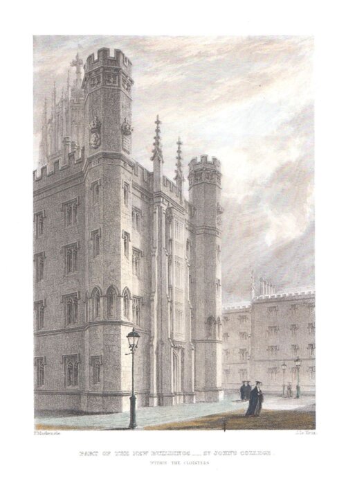 Part of the New Buildings - St John's College within the Cloisters 