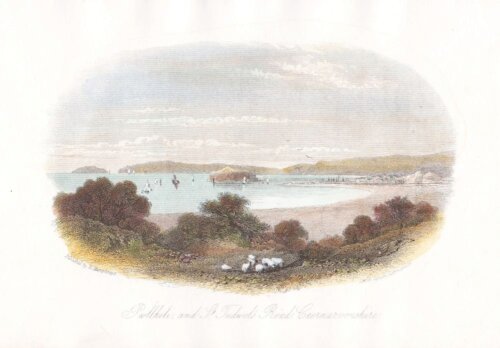 Pwllheli and St Tudwel's Road, Caernarvonshire.
