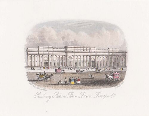 Railway Station, Lime Street, Liverpool.