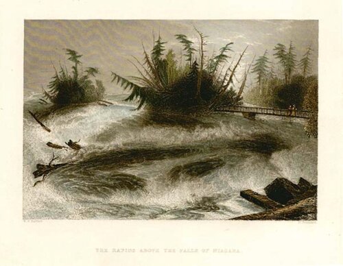 The Rapids above the Falls of Niagra