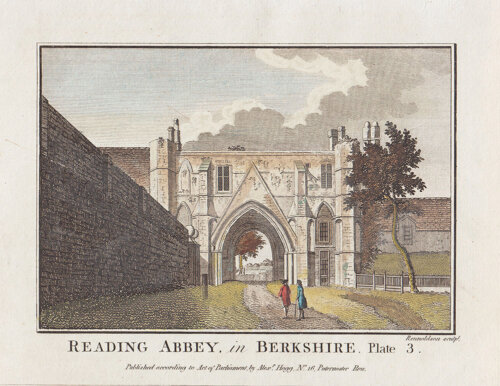 Reading Abbey in Berkshire Plate 3 
