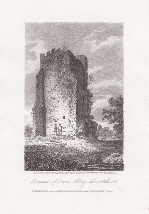 Remains of Cerne Abbey Dorsetshire