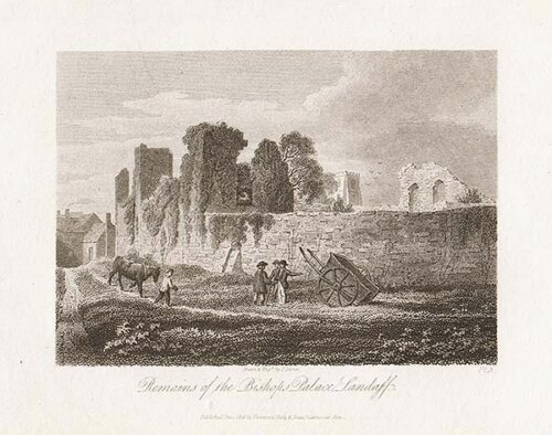 Remains of the Bishop's Palace Llandaff 