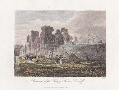 Remains of the Bishop's Palace Llandaff 