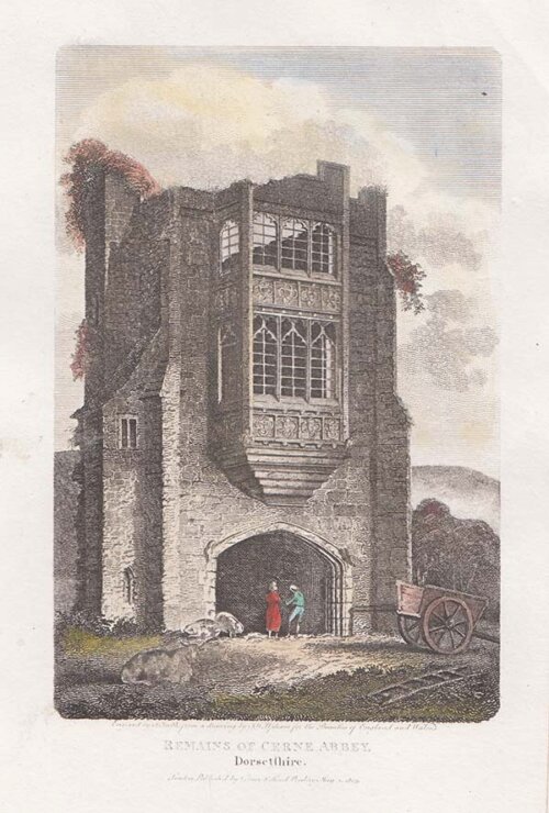 Remains of Cerne Abbey Dorsetshire