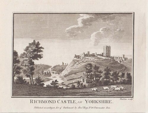 Richmond Castle in Yorkshire
