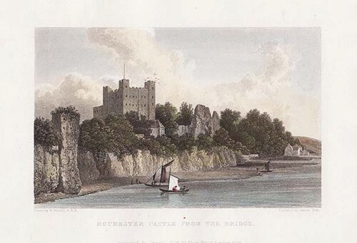 Rochester Castle from the bridge