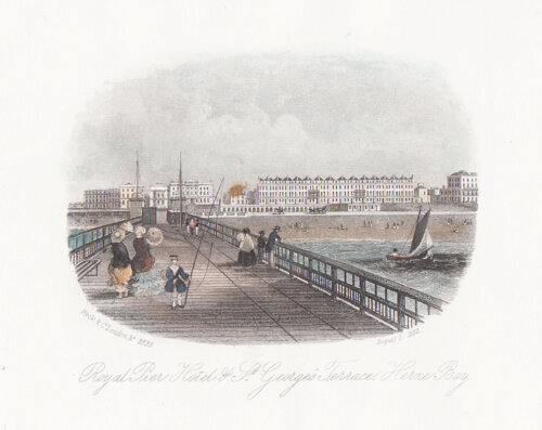 Royal Pier Hotel and St. George's Terrace, Herne Bay.