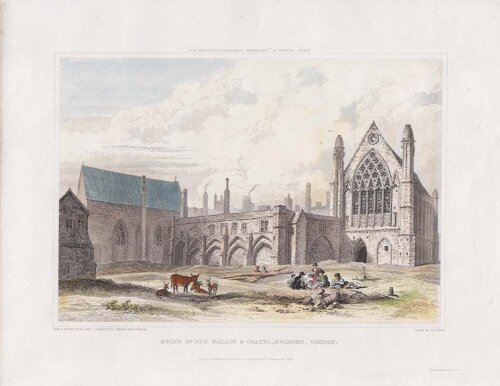 Ruins of Ely Palace & Chapek, Holborn London