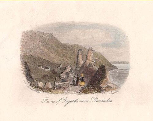 Ruins of Gogarth near Llandudno