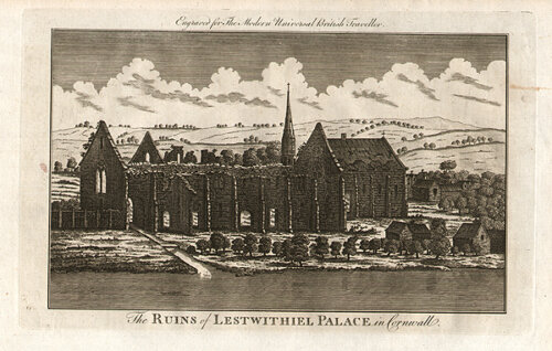 The Ruins of Lestwithiel Palace in Cornwall