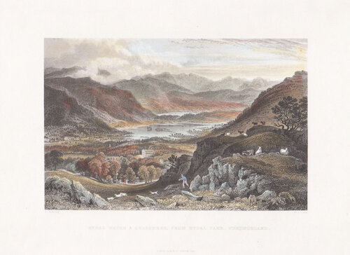 Rydal Water & Grassmere from Rydal Park Westmorland
