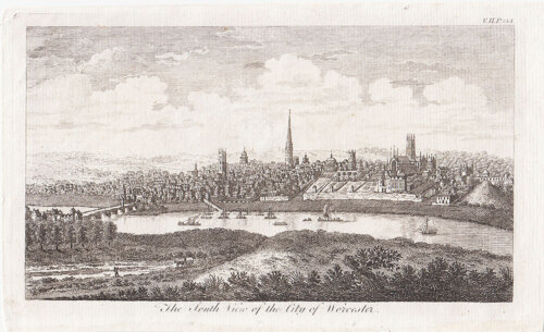 The South View of the City of Worcester