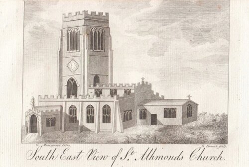 South East View of St. Alkmonds Church.
