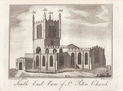 South East View of St. Peters Church.