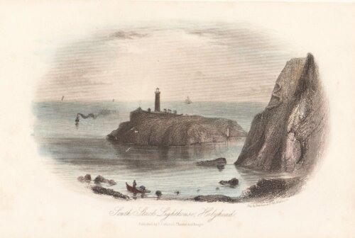 South Stack Lighthouse Holyhead  (antique prints)