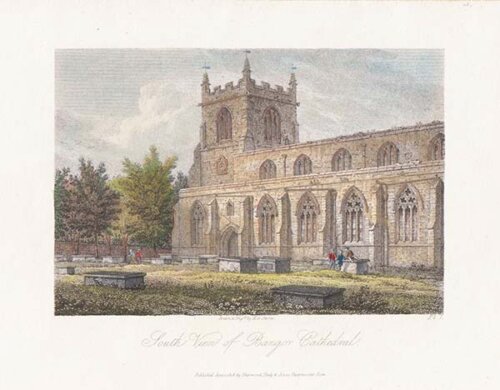 South View of Bangor Cathedral  