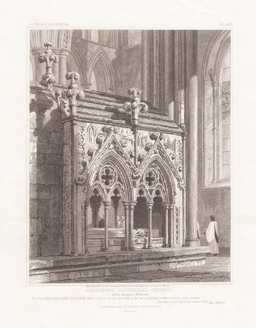 Salisbury Cathedral Church - Bishop Bingham's Monument  