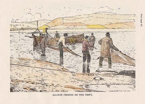 Salmon Fishing on the Teify 