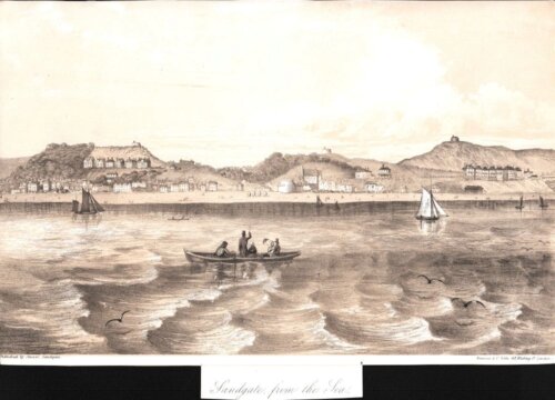 Sandgate from the Sea.