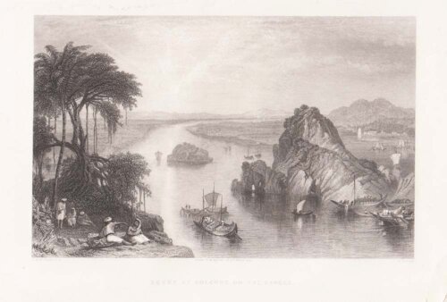 Scene at Colgong on the Ganges.