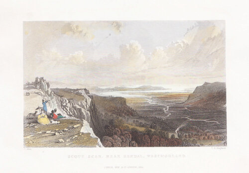 Scout Scar near Kendal Westmorland 