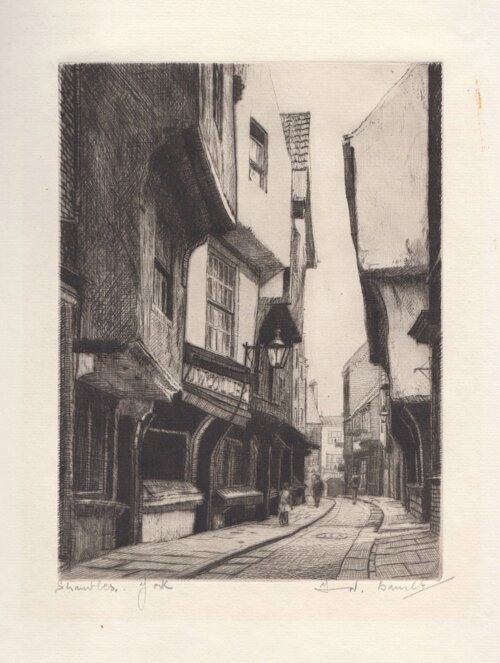 Shambles, York - F. W. Barnes. 