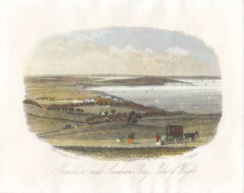 Shanklin and Sandown Bay, Isle of Wight.