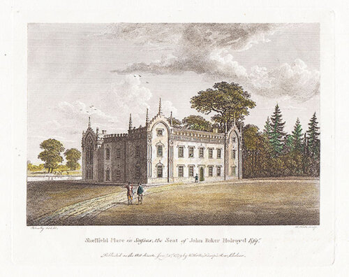 Sheffield Place in Sussex the Seat of John Baker Holroyd  Esq