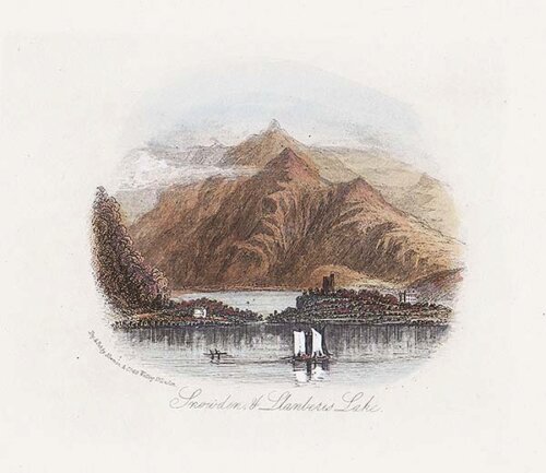 Snowden and Llanberis Lake 