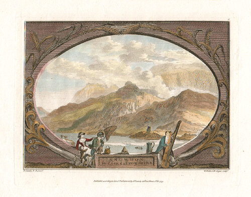 Snowdon in Caernarvonshire