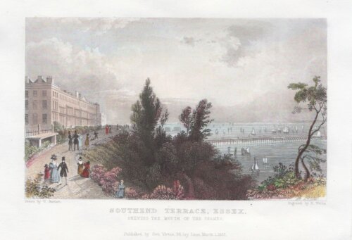 Southend Terrace, Essex.  Shewing the mouth of the Thames.