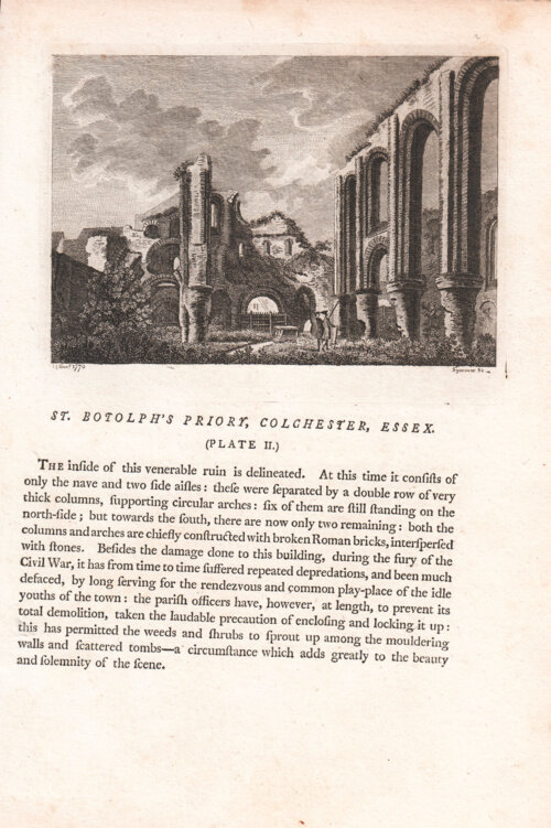 St. Botolph's Priory, Colchester, Essex. (Plate II)