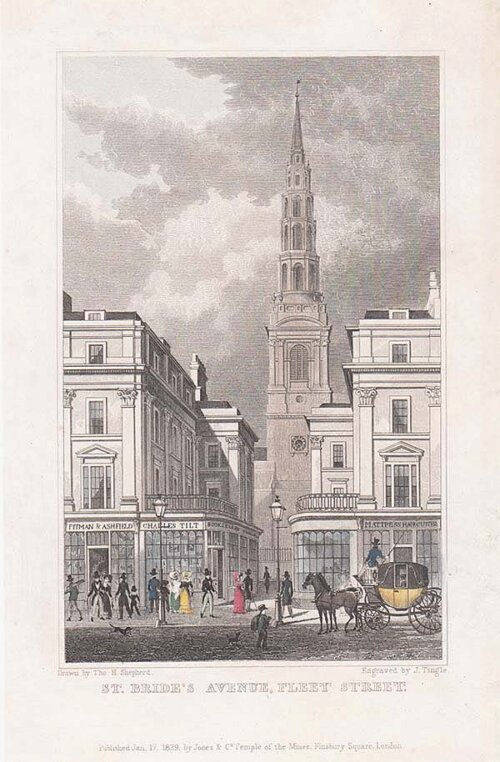 St Bride's Avenue Fleet Street 