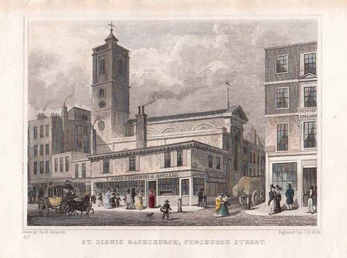 St Dionis Blackchurch Fenchurch Street