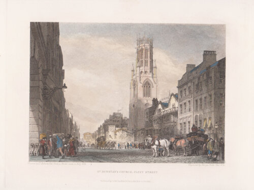 St Dunstan's Church, Fleet Street.