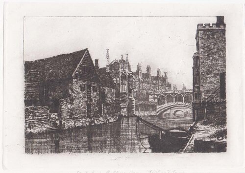 St. John's College, view from Fisher's Lane - Robert Farren 
