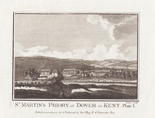 St Martin's Priory at Dover in Kent Plate 1
