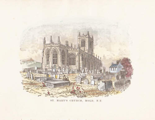 St. Mary's Church, Mold.  N.E.