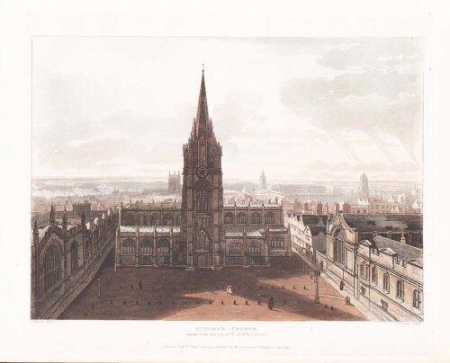 St. Mary's Church, taken from the top of Radcliffe Library.