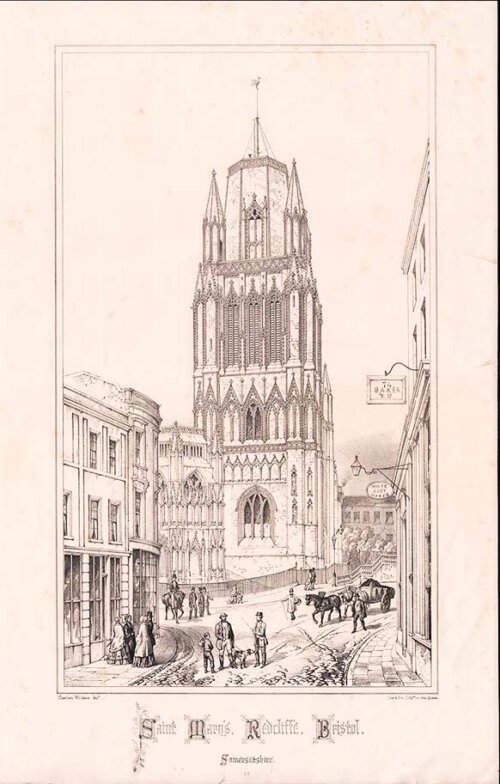 Saint Mary's Redcliffe Bristol Somersetshire