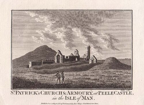St Patrick's Church & Armoury at Peele Castle in the isle of Man