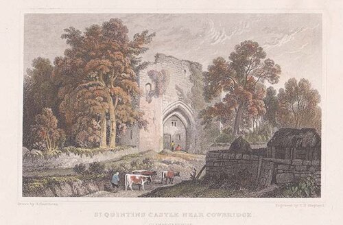St Quentin's Castle near Cowbridge 