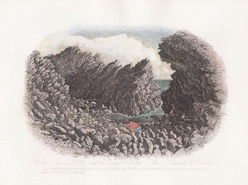 Stair Cove or Hole with its Caverns & Arches West Lulworth Dorset