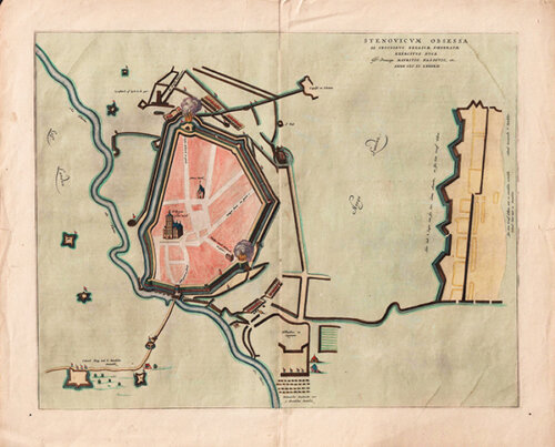 Stenovicum Obsessa ab ordinibus Belgicae Foederatae excercitus Duce Principi Mauritio Nassouio etc  anno 1592